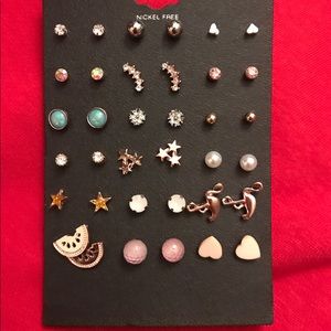 18 pair Earring set